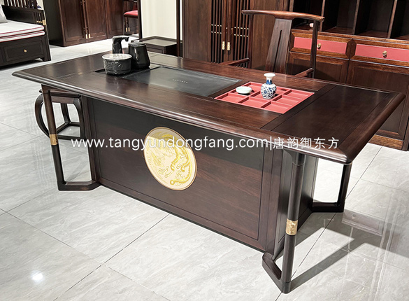 新中式黑檀木茶桌YD2153
