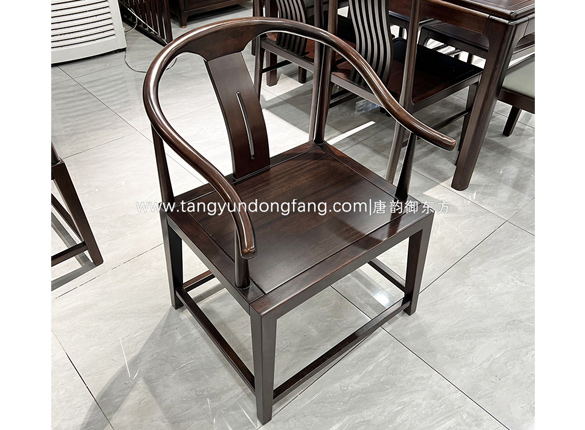 新中式黑檀木圈椅YD2159