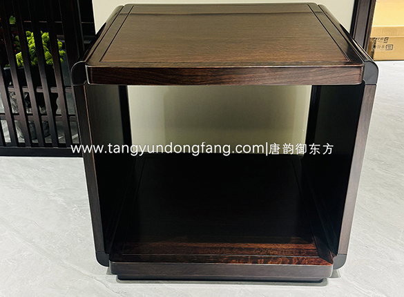香河黑檀木角几7131