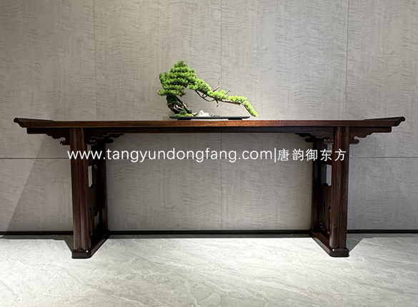 黑檀木条案玄关7135